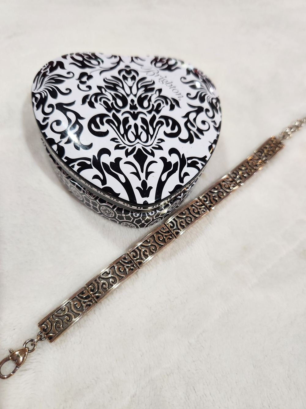 Brighton Retired Filigree Panel Bracelet